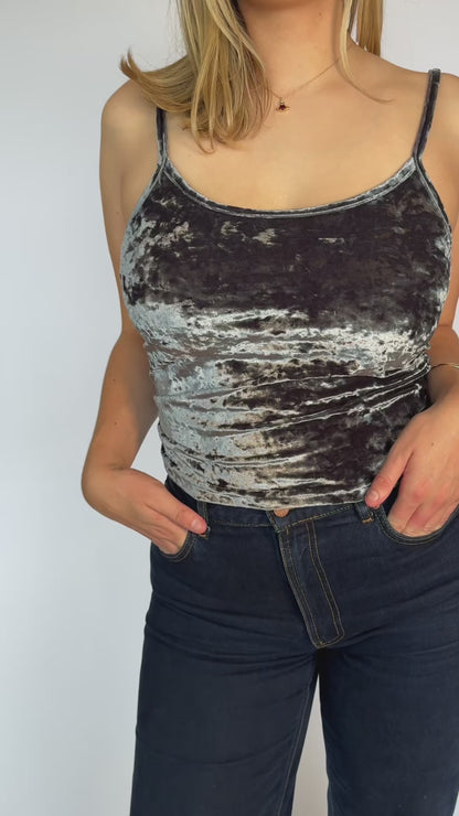 90's Velvet Tank - 10-12