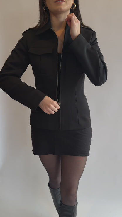 Black Utility Jacket | 8